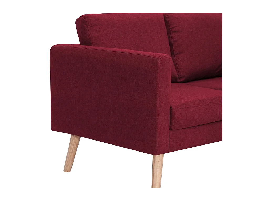 Divano 2 posti per soggiorno interno casa tessuto rosso bordeaux 02_0018928