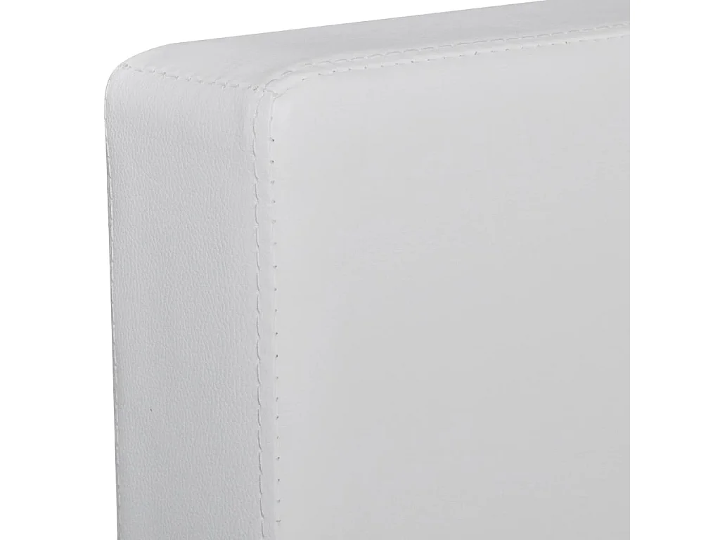 Canapé sectionnel à 3 cuir blanche 188 x 122 x 77 cm 02_0020634