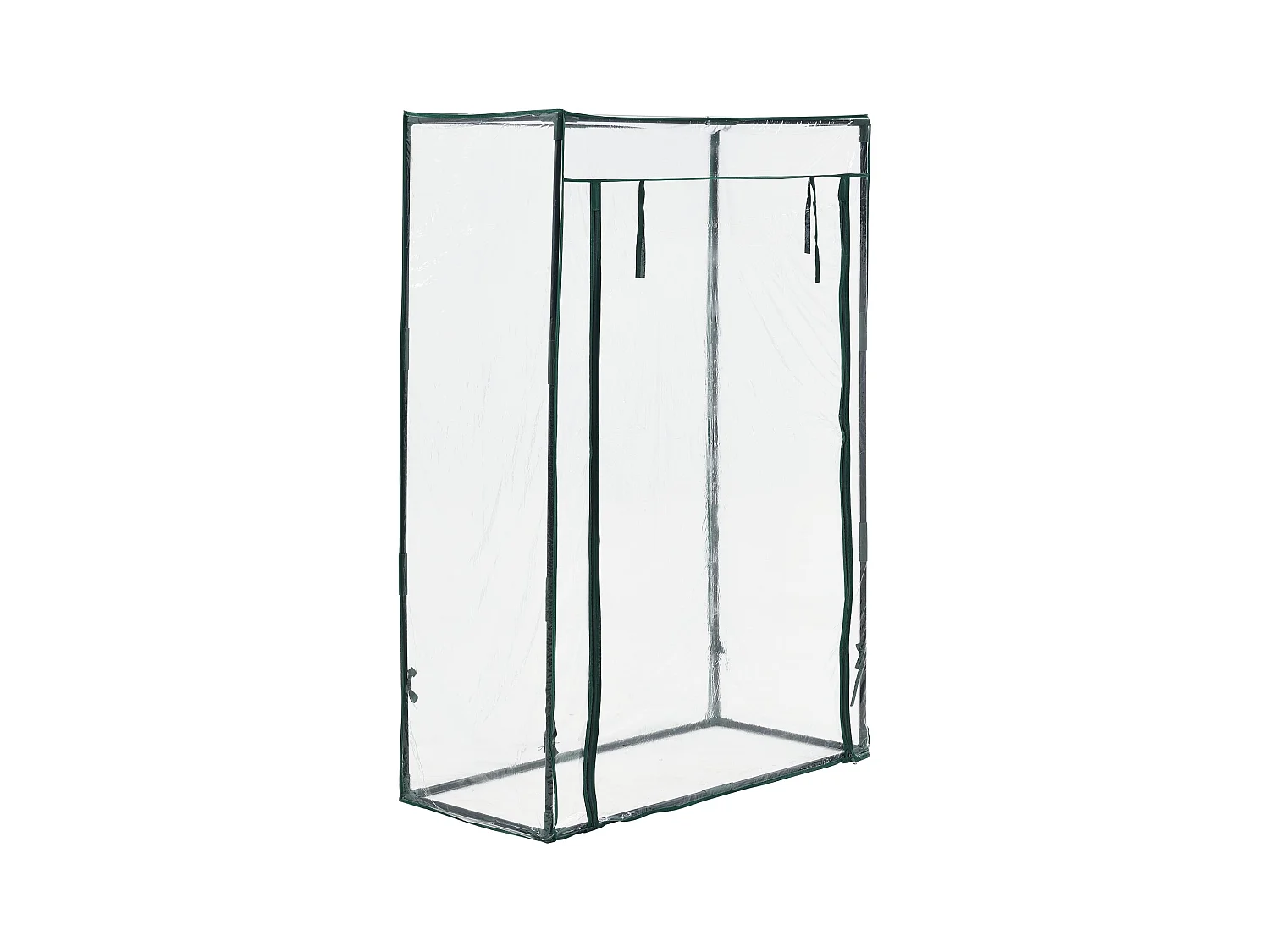 Estufa de tomate Terzigno em aço e PVC com porta com zíper 100 x 50 x 150 cm 03_0008260