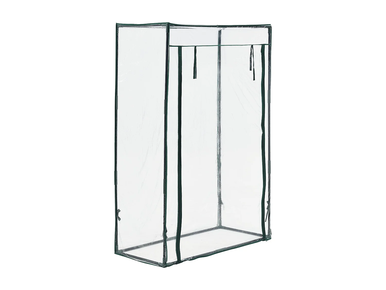 Estufa de tomate Terzigno em aço e PVC com porta com zíper 100 x 50 x 150 cm 03_0008260