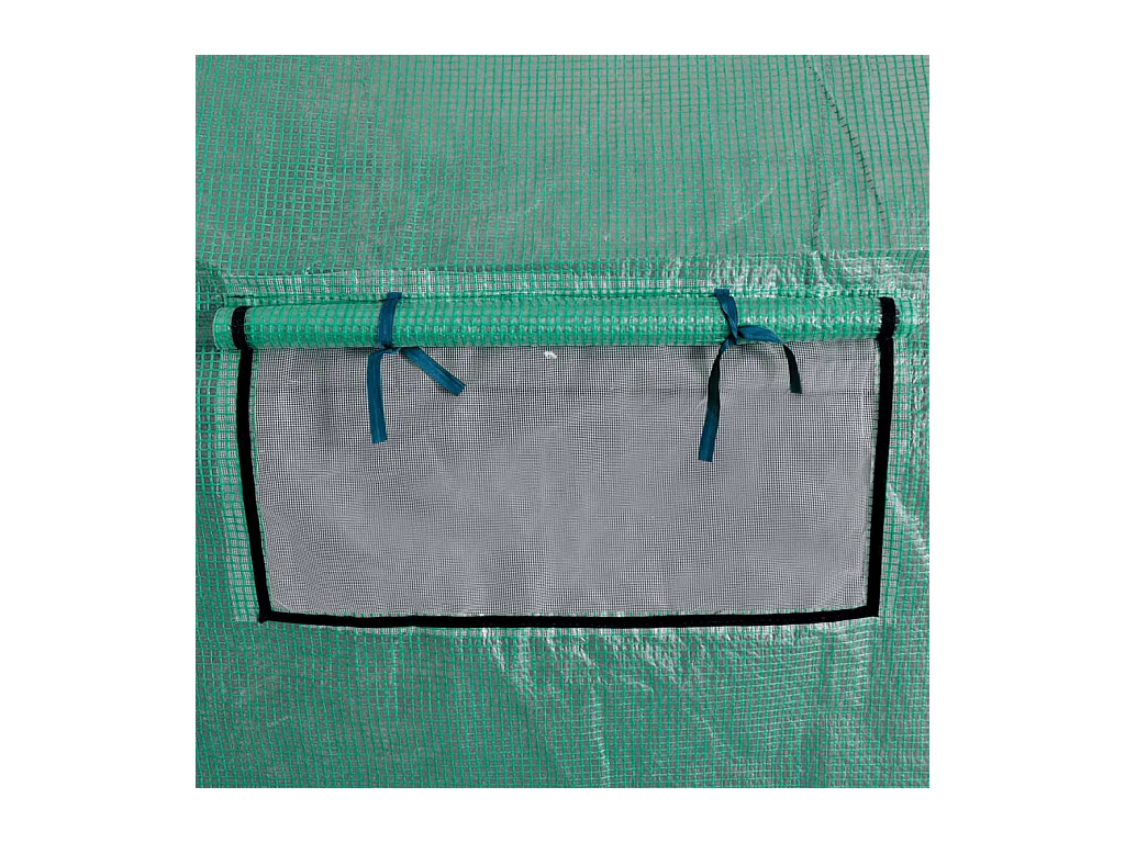 Tenda de estufa abrigo planta flor vegetais portátil estrutura de aço 18 m² verde 02_0044659