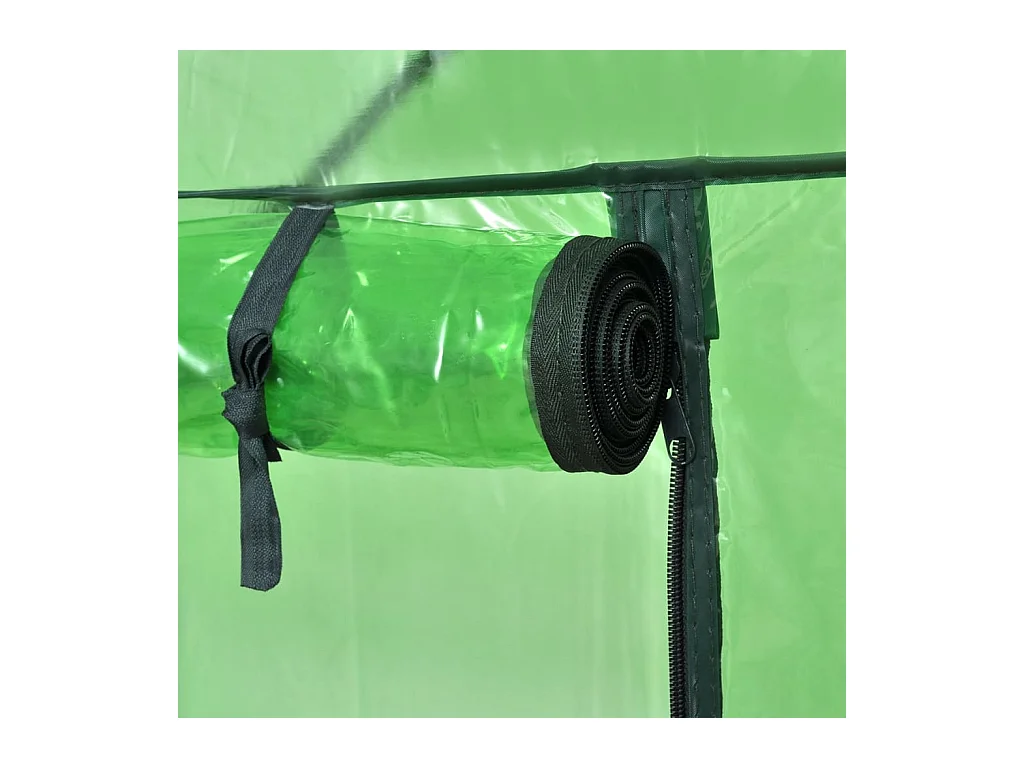 Tenda de estufa abrigo planta flor vegetais com 4 prateleiras verde 02_0044481