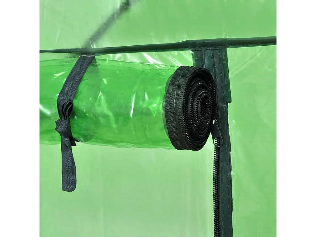 Tenda de estufa abrigo planta flor vegetais com 4 prateleiras verde 02_0044481