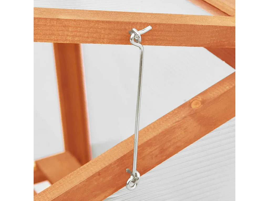 Serre tente abri plante bois marron 60 x 45 x 100 cm 02_0044453