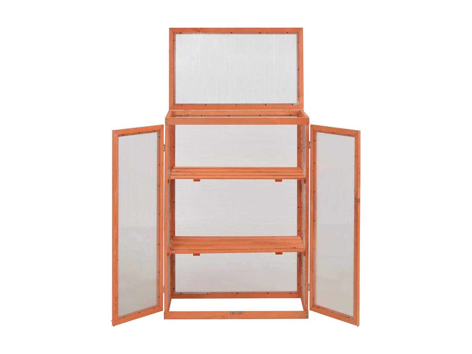 Serre tente abri plante bois marron 75 x 47 x 109 cm 02_0044652