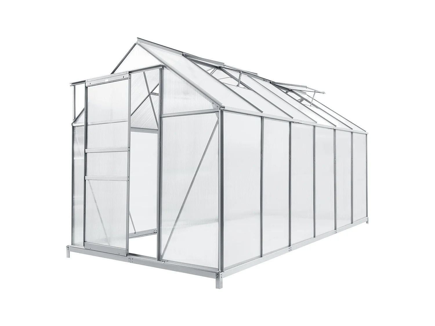 Serre de jardin à polycarbonate 370 x 190 x 195 cm 03_0008254