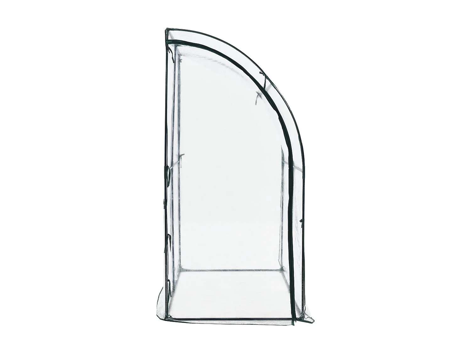 Serre de jardin adossée 100 x 200 x 215 cm 03_0008248