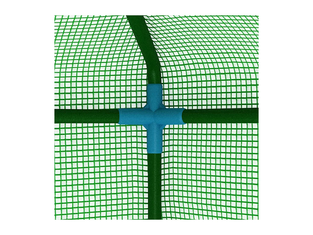 Tenda de estufa abrigo para plantas flores vegetais com estrutura de aço 05 m² 1 x 05 x 19 m verde 02_0044526