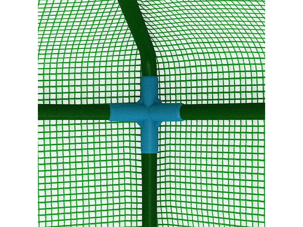 Tenda de estufa abrigo para plantas flores vegetais com estrutura de aço 05 m² 1 x 05 x 19 m verde 02_0044526