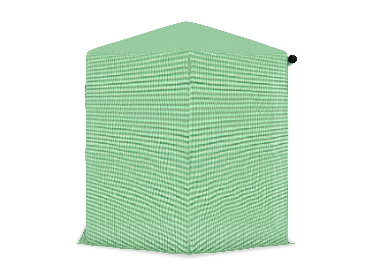 Tenda de estufa abrigo para plantas flores vegetais com prateleiras de aço 227 x 223 cm verde 02_0044649