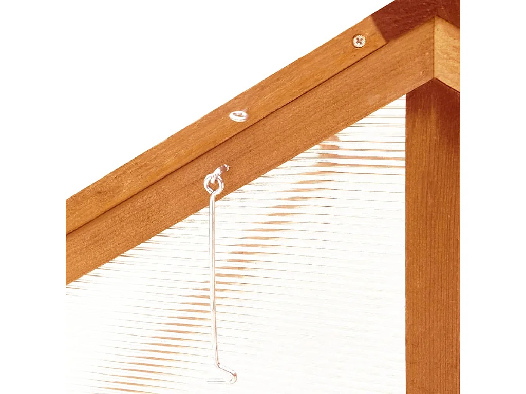 Serre tente abri plante bois marron 114 x 80 x 50 cm 02_0044439