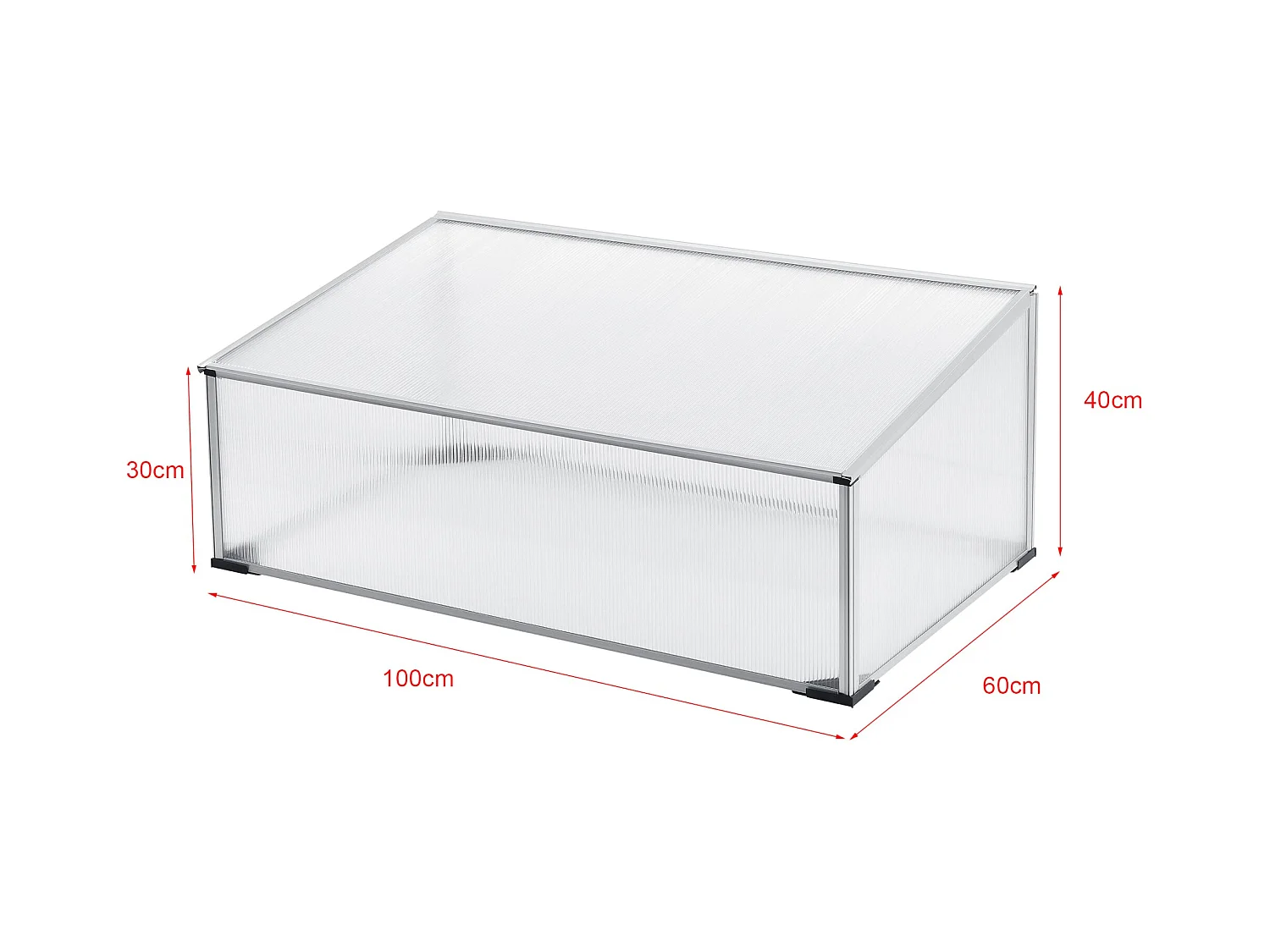 Serrer hcâssis de jardin polycarbonate 100 x 60 x 40 cm 03_0008264