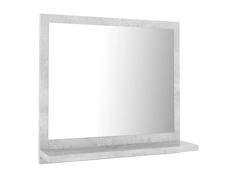 Espejo de baño 40 x 10,5 x 37 cm aglomerado gris 02_0006942