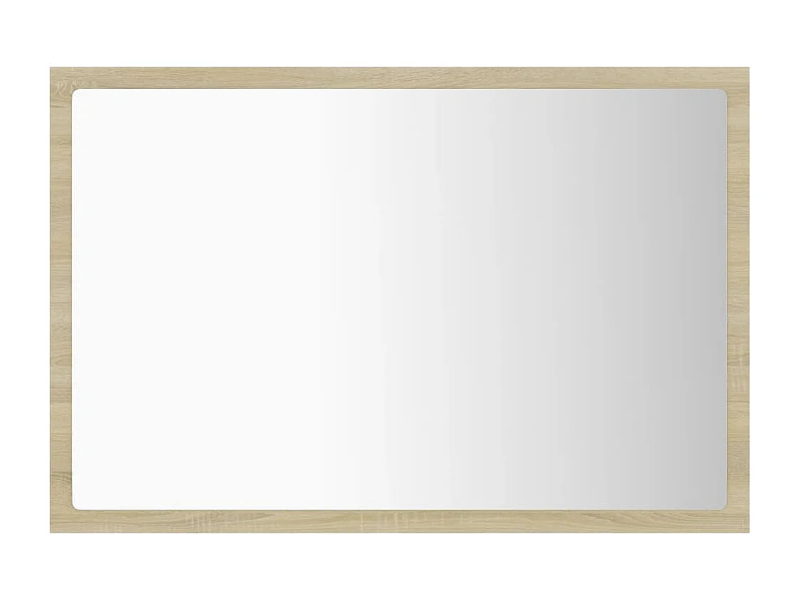 Espejo de baño LED 60 x 8,5 x 37 cm roble acrílico 02_0006962