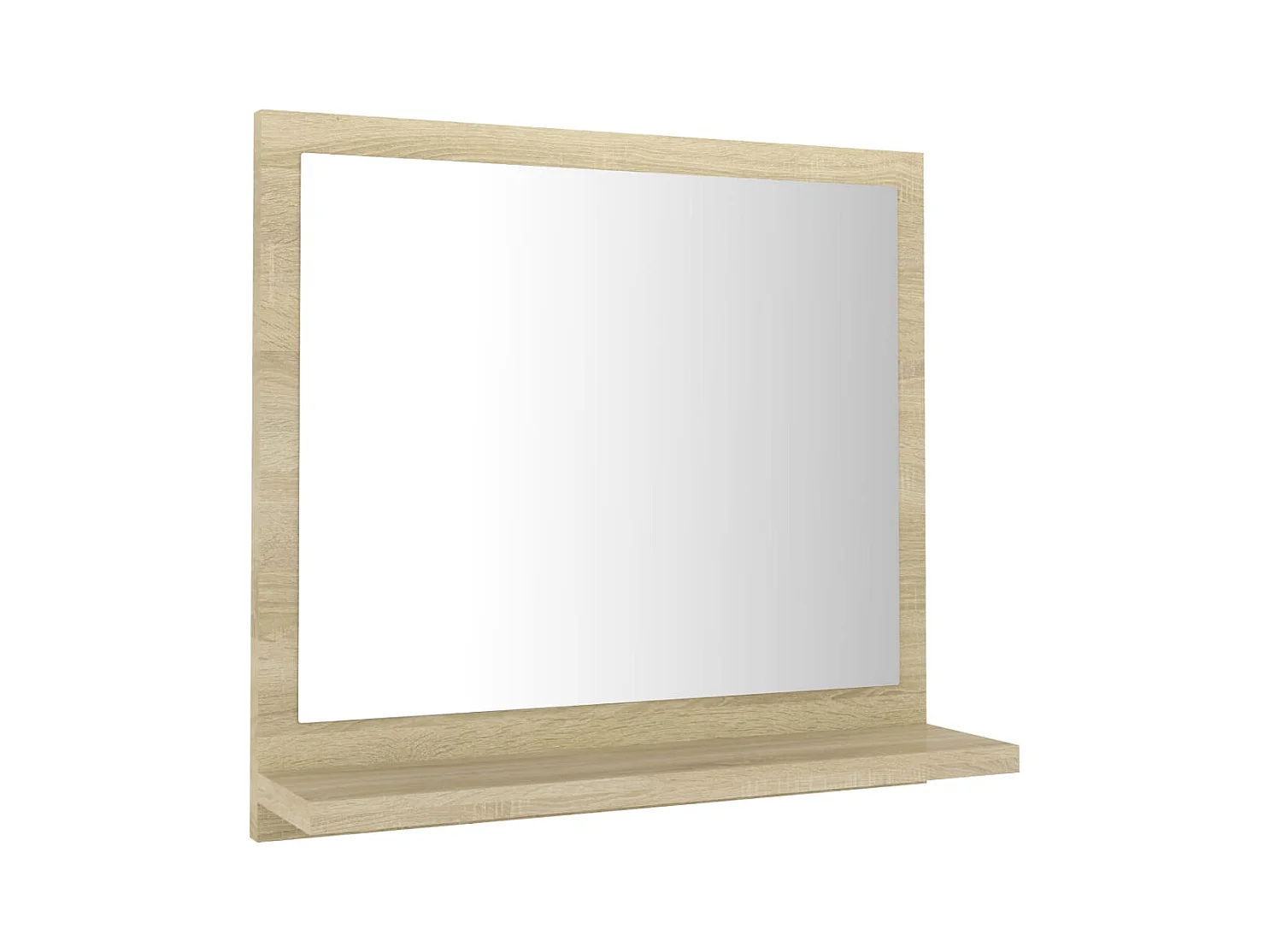 Espelho de banheiro 40 x 10,5 x 37 cm branco e bege 02_0006921