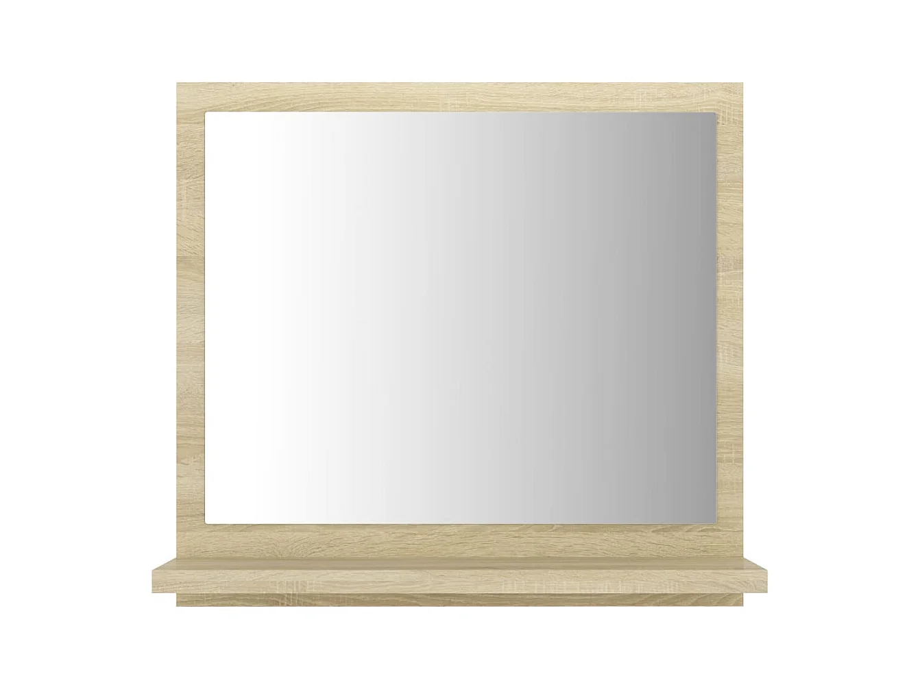 Espelho de banheiro 40 x 10,5 x 37 cm branco e bege 02_0006921