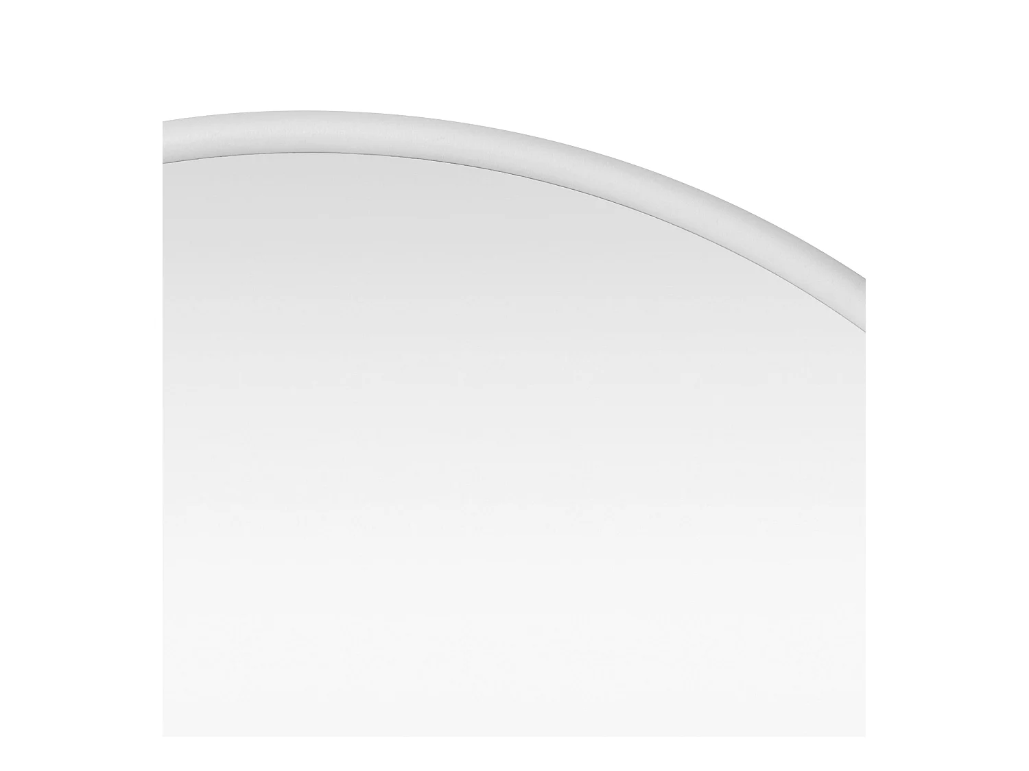 Specchio da parete rotondo 50 cm bianco opaco 03_0007941