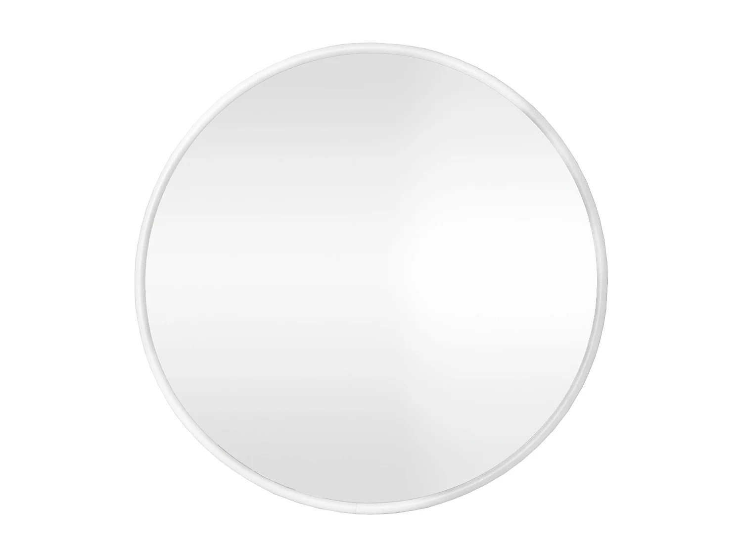 Espejo de pared redondo 50 cm blanco mate 03_0007941