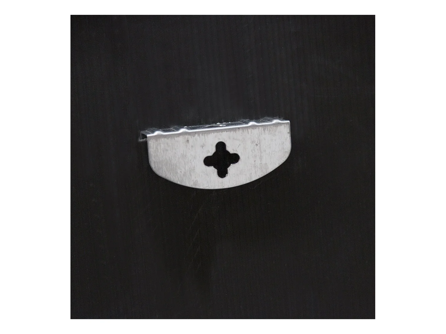 Specchio da parete ellittico 40 x 80 cm nero 03_0007899