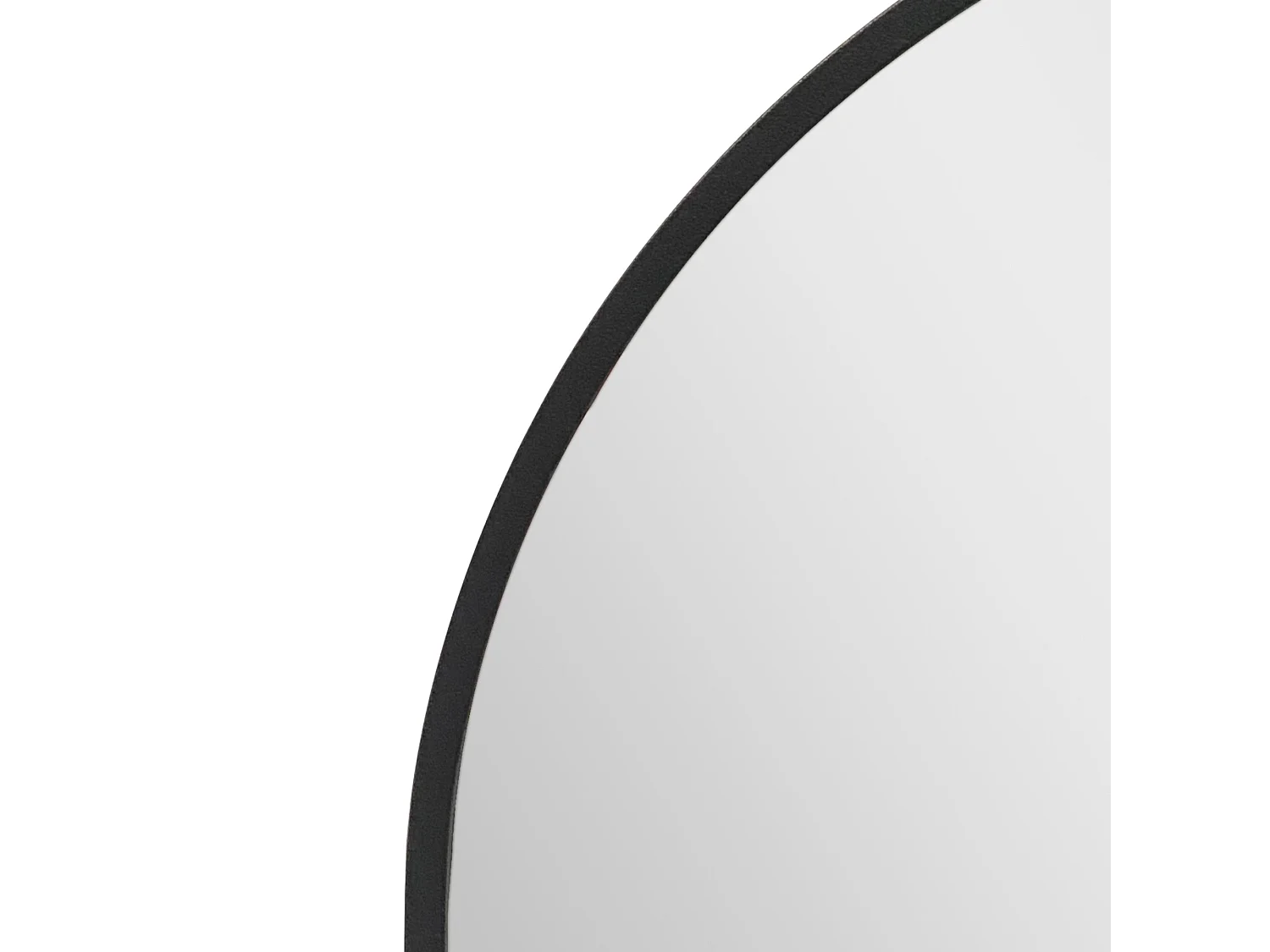 Miroir mural elliptique 40 noire 40 x 2.8 x 80 cm 03_0007899