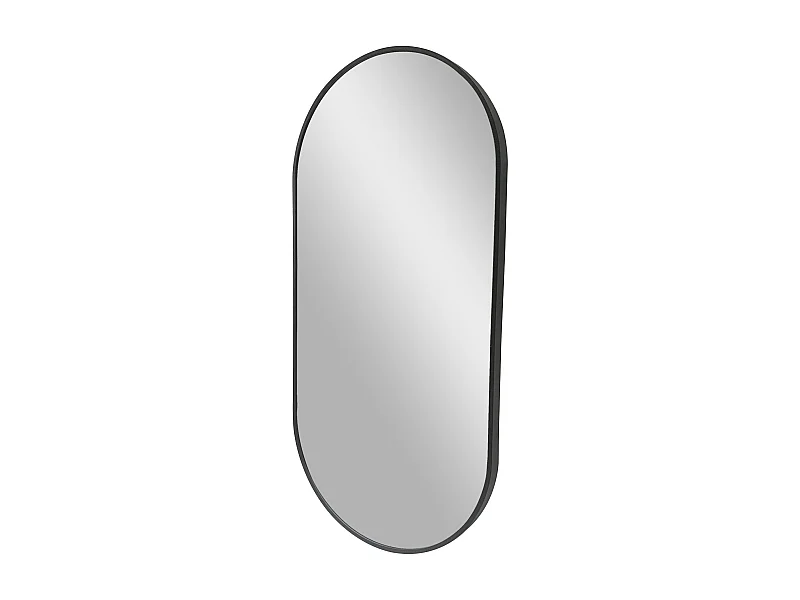 Miroir mural elliptique 40 noire 40 x 2.8 x 80 cm 03_0007899