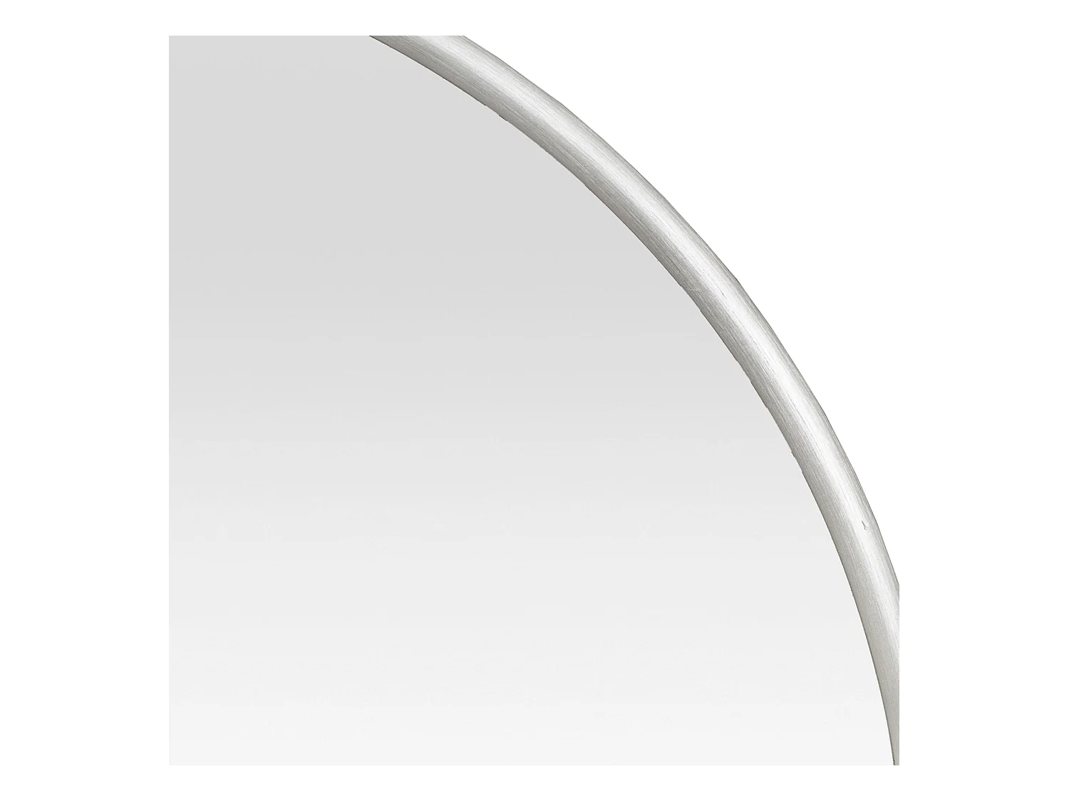 Specchio da parete ovale 30 x 60 cm champagne argento 03_0007948