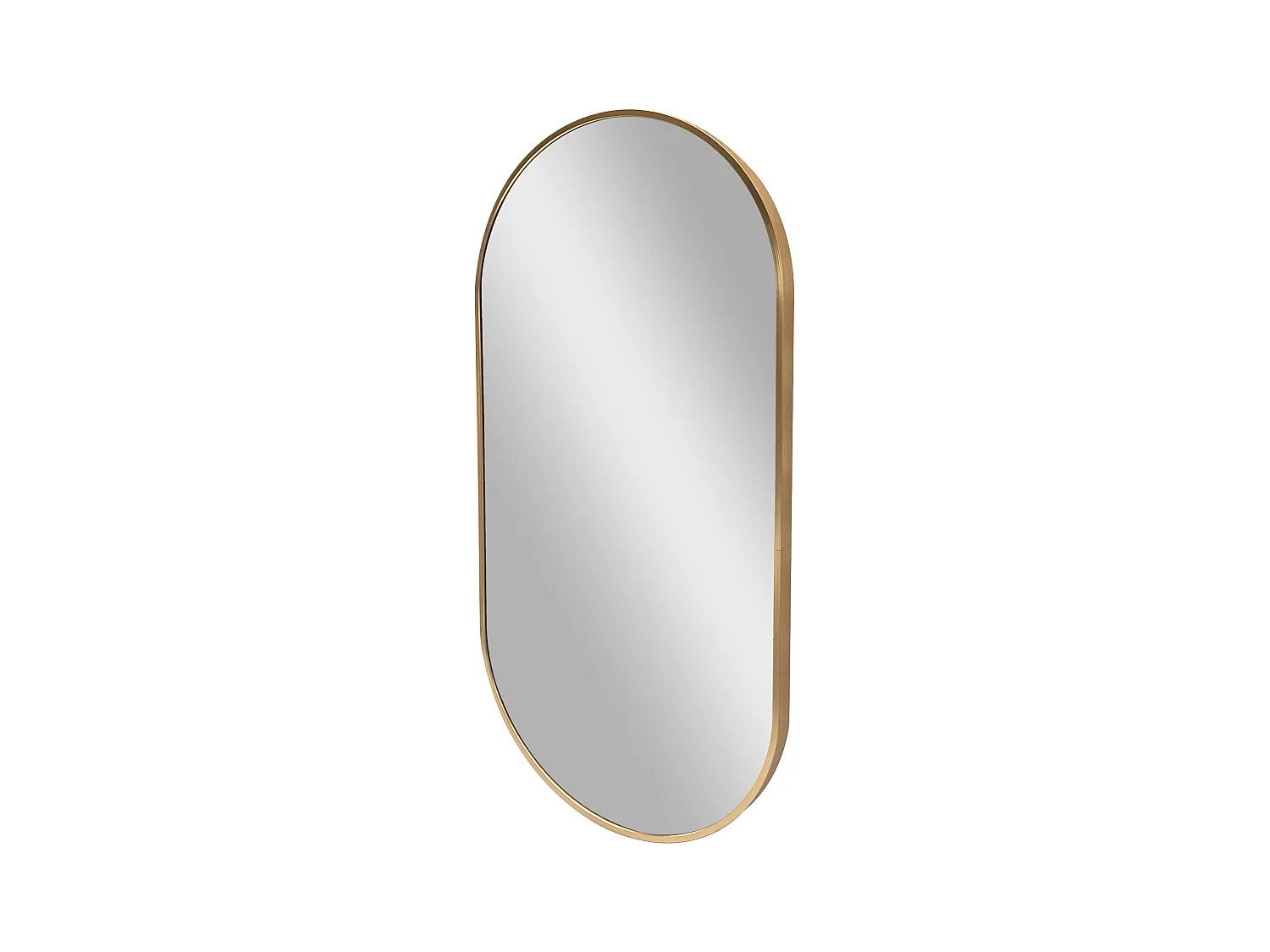 Espejo de pared elíptico 40 x 80 cm dorado 03_0007898