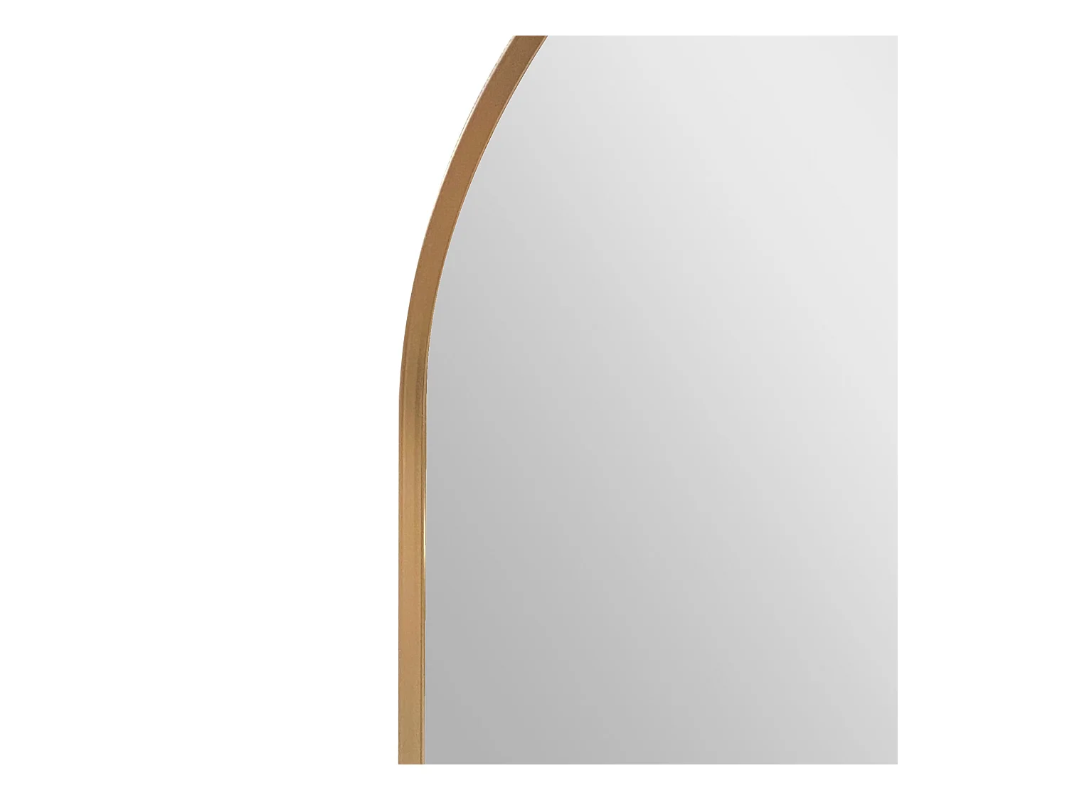 Espejo de pared elíptico 40 x 80 cm dorado 03_0007898