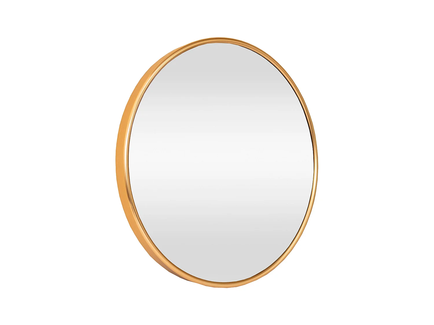 Specchio da parete rotondo Ordona 60 cm oro 03_0007946