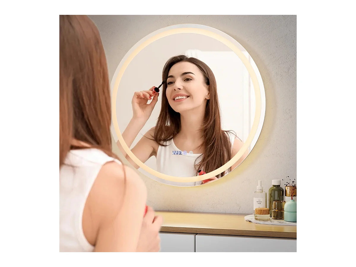 Miroir mural rond à 80 x 0 x 80 cm 20_0008919