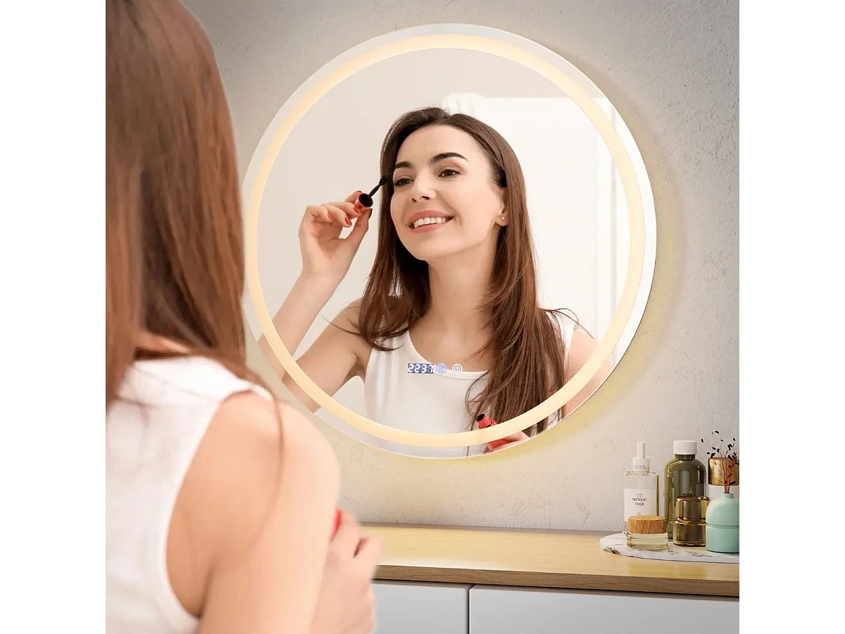 Miroir mural rond à 80 x 0 x 80 cm 20_0008919