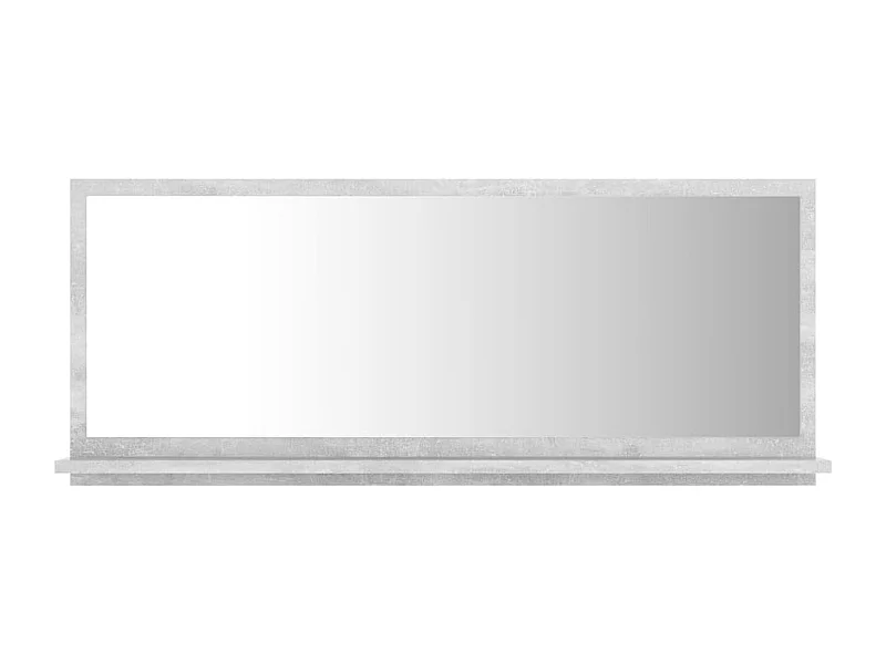 Espejo de baño 90 x 10,5 x 37 cm aglomerado gris 02_0006946
