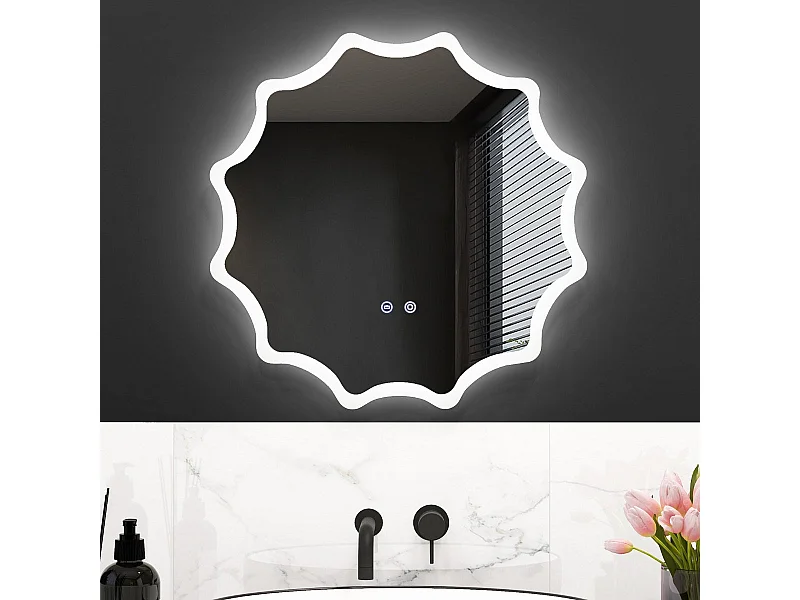 Miroir mural rond avec 60 x 0 x 60 cm 20_0008918