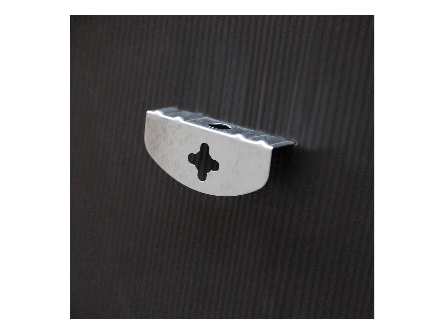 Espejo de pared con kit de montaje elíptico 40 x 80 cm blanco 03_0007897