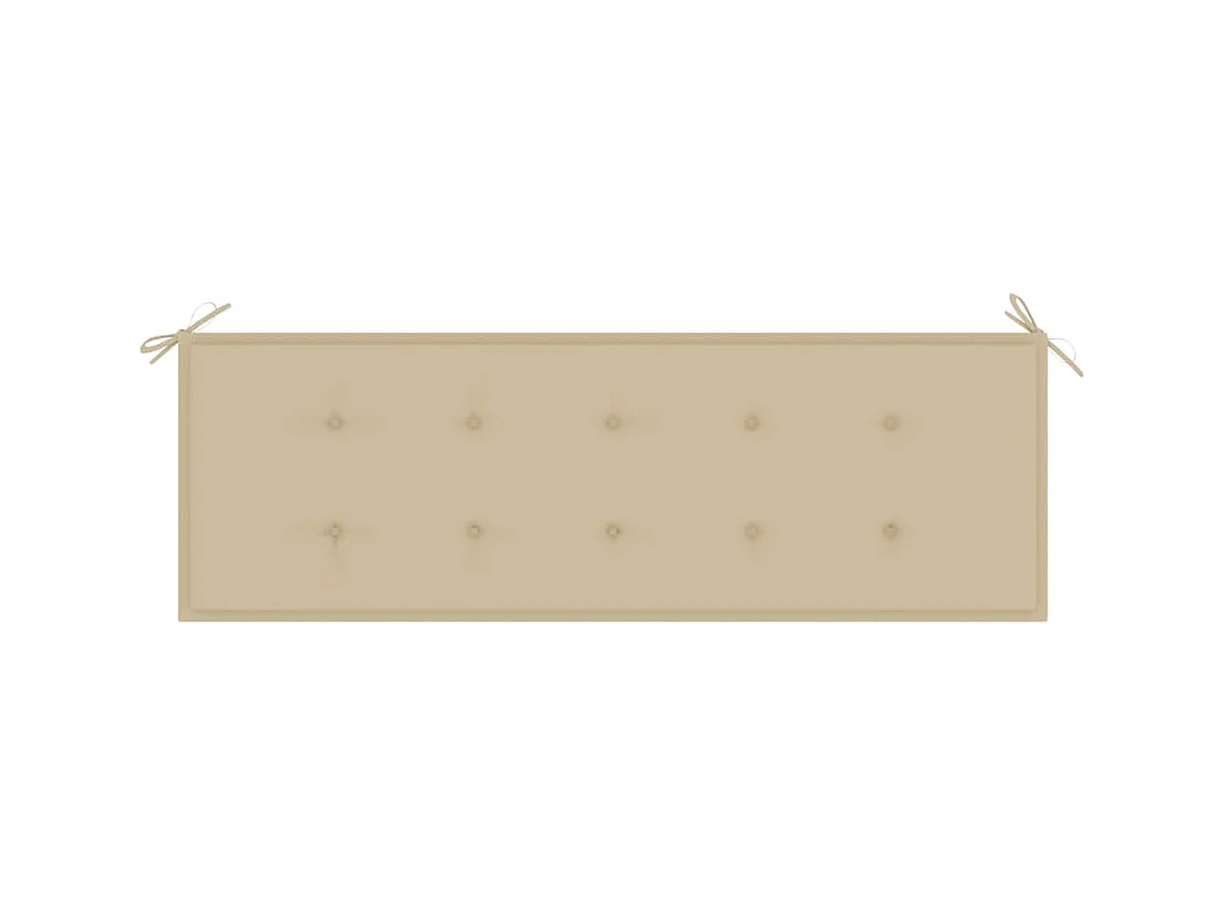 Banc de jardin meuble bois marron 159 x 57.5 x 90 cm 02_0011703