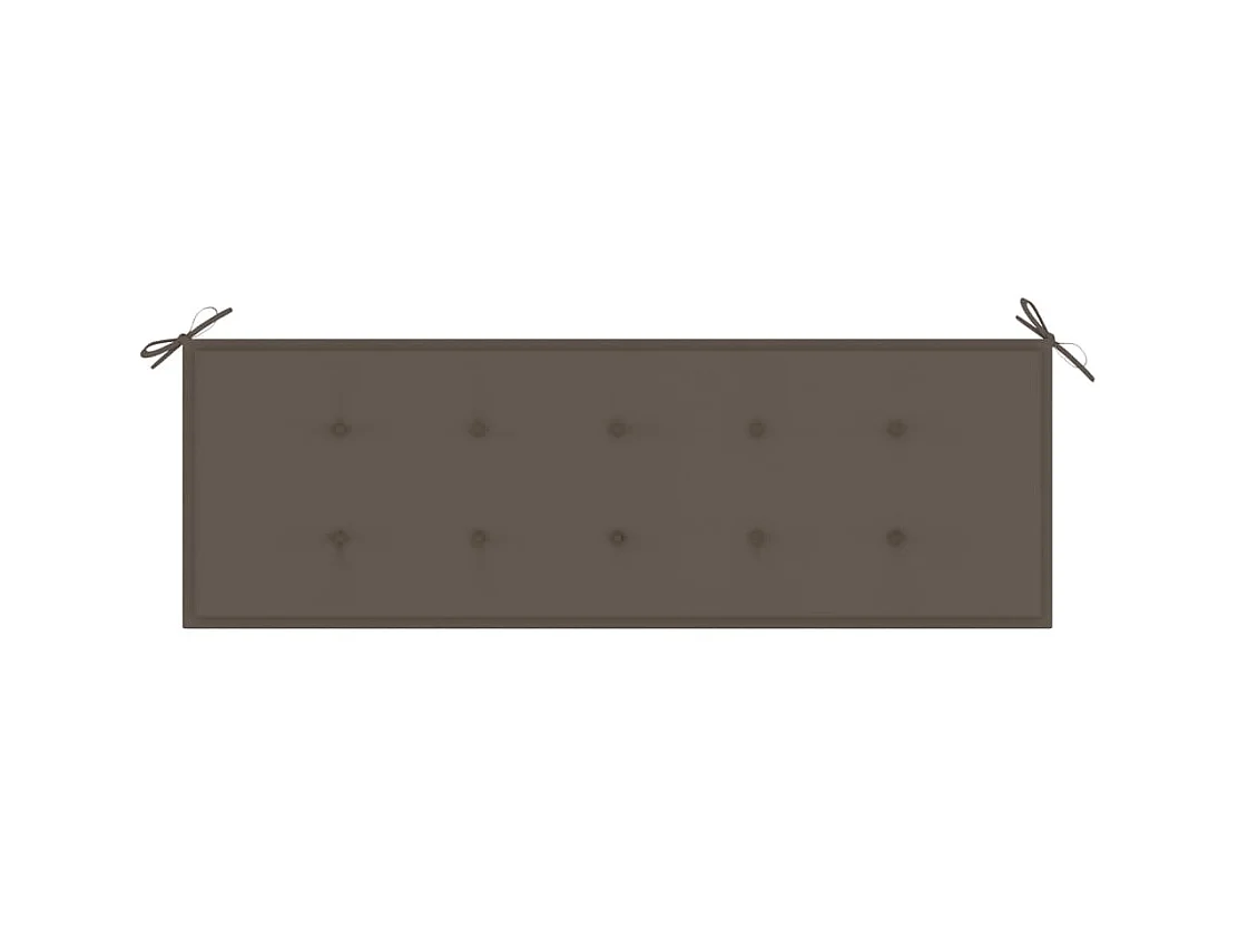 Banc de jardin meuble bois marron 159 x 57.5 x 90 cm 02_0011704