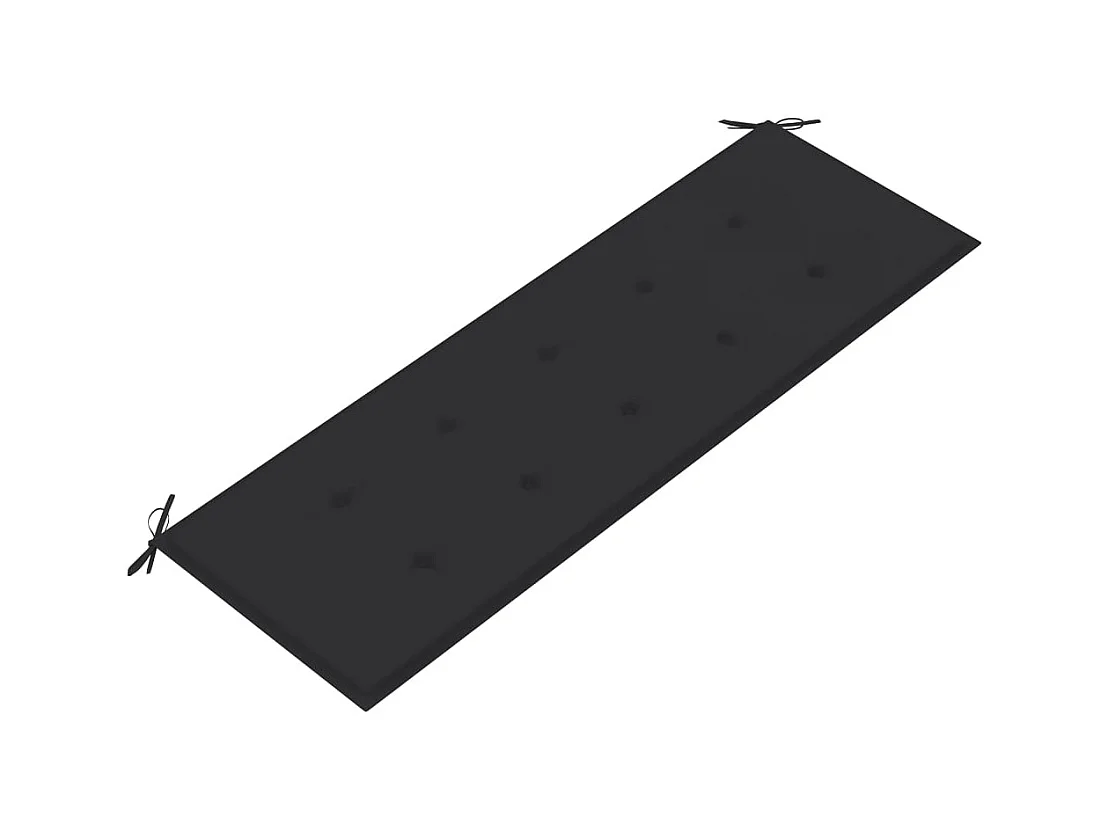 Banc de jardin meuble bois marron 159 x 57.5 x 90 cm 02_0011699