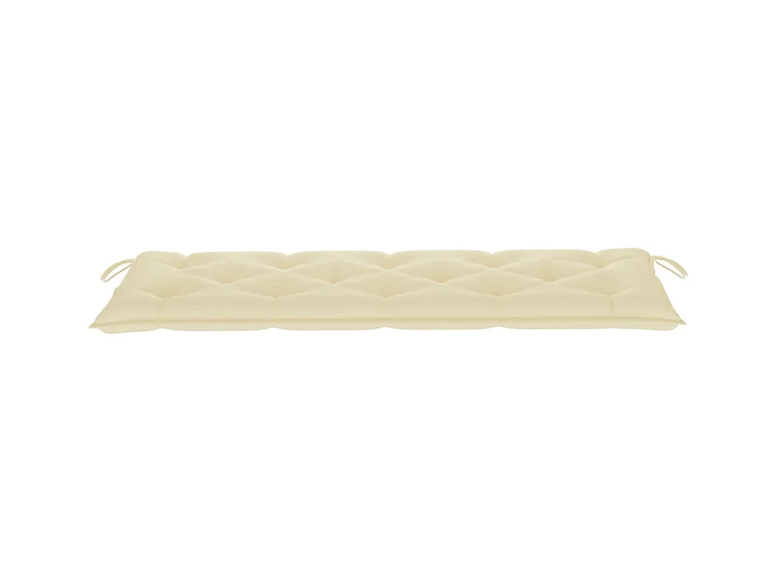Banc de jardin meuble bois marron 159 x 57.5 x 90 cm 02_0011706
