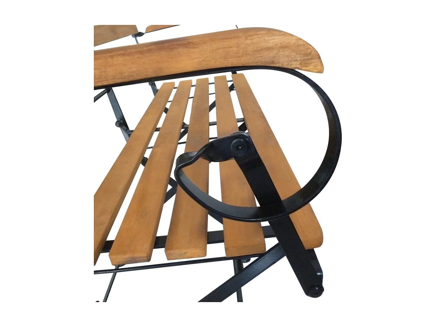 Banc de jardin meuble bois marron 112 x 46 x 85 cm 02_0011839