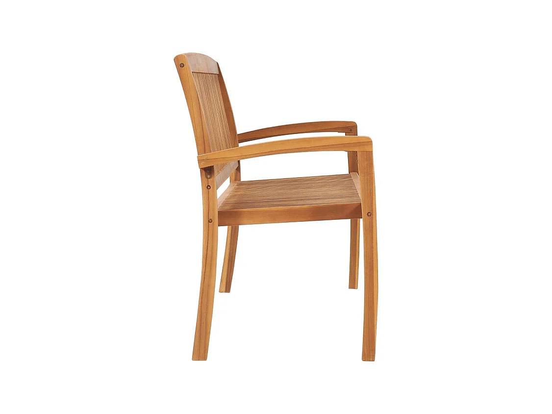 Banc de jardin meuble bois marron 159 x 57.5 x 90 cm 02_0011697