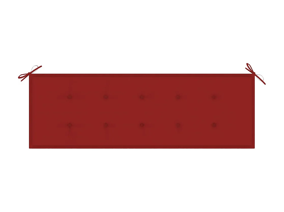 Banco de jardín apilable para terraza y patio 159 cm madera maciza de teca 02_0011696