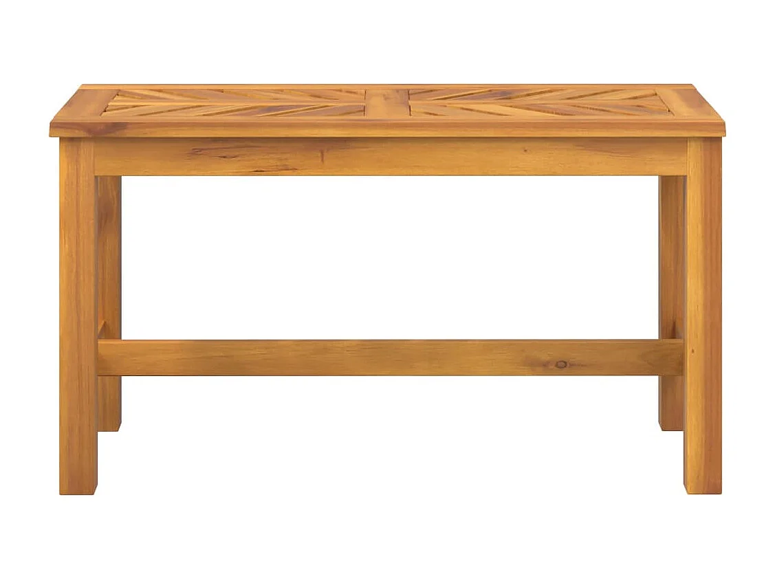 Banc de jardin meuble bois marron 80 x 35 x 45 cm 02_0011324