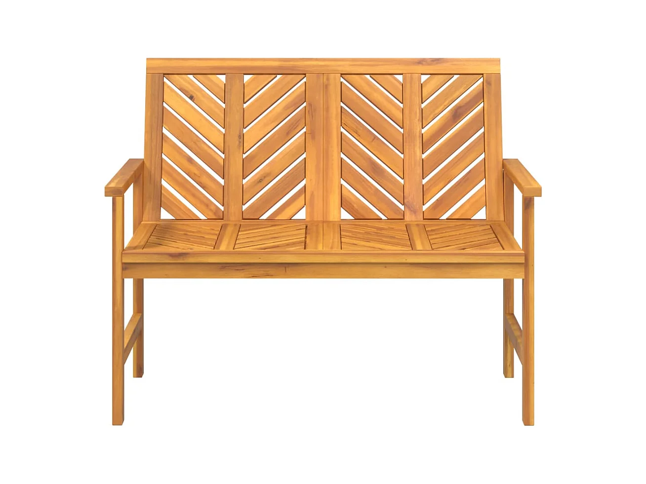 Banc de jardin meuble bois marron 109 x 62.5 x 89 cm 02_0011156