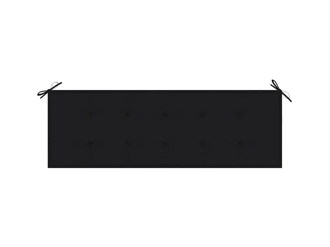 Banc de jardin meuble bois marron 159 x 57.5 x 90 cm 02_0011686