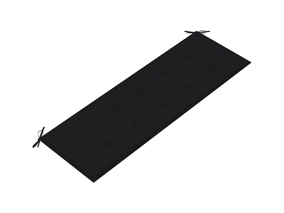 Banc de jardin meuble bois marron 159 x 57.5 x 90 cm 02_0011686