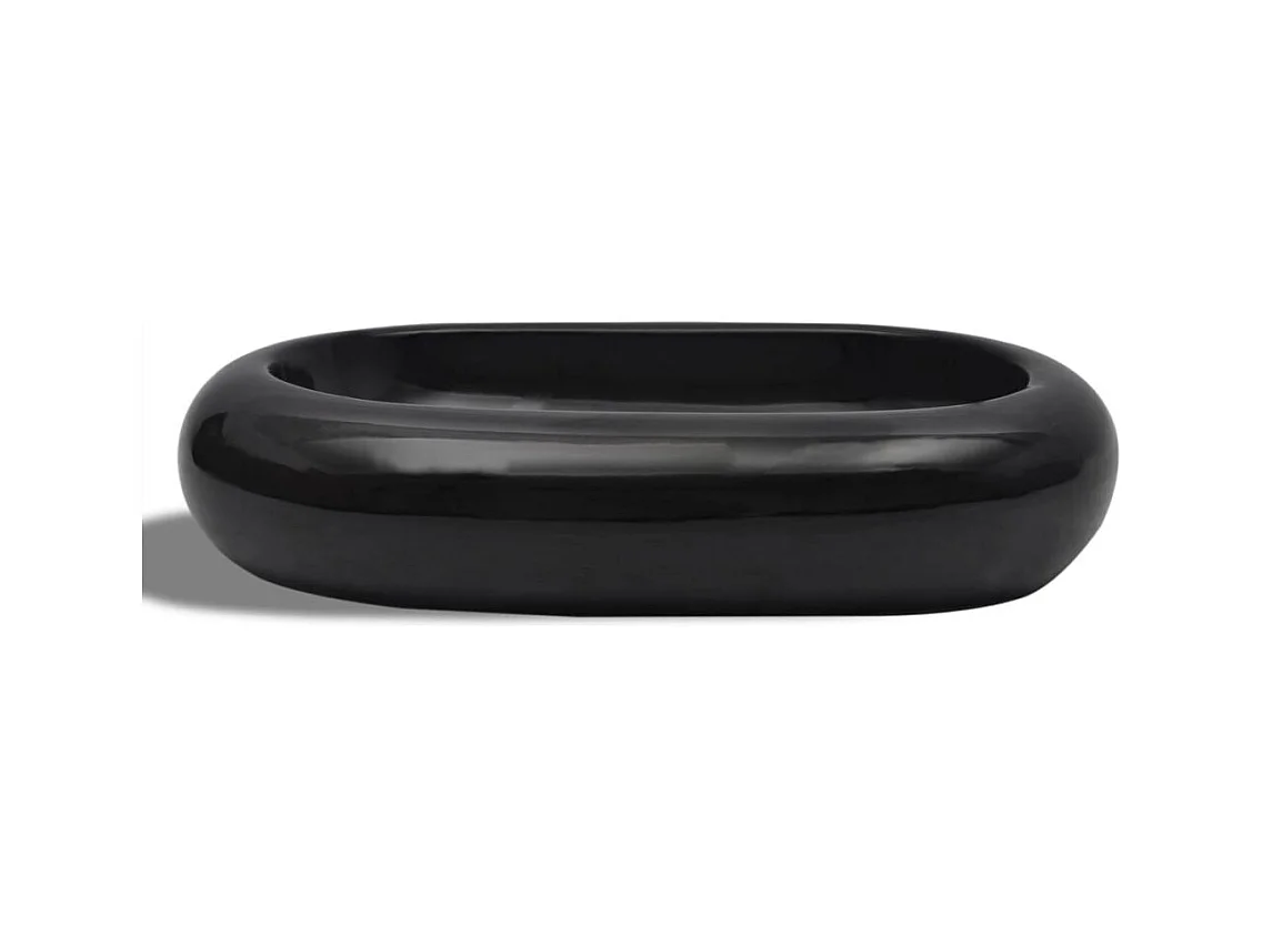 Pia de cerâmica oval 63 x 42 cm para banheiro preta 02_0002495