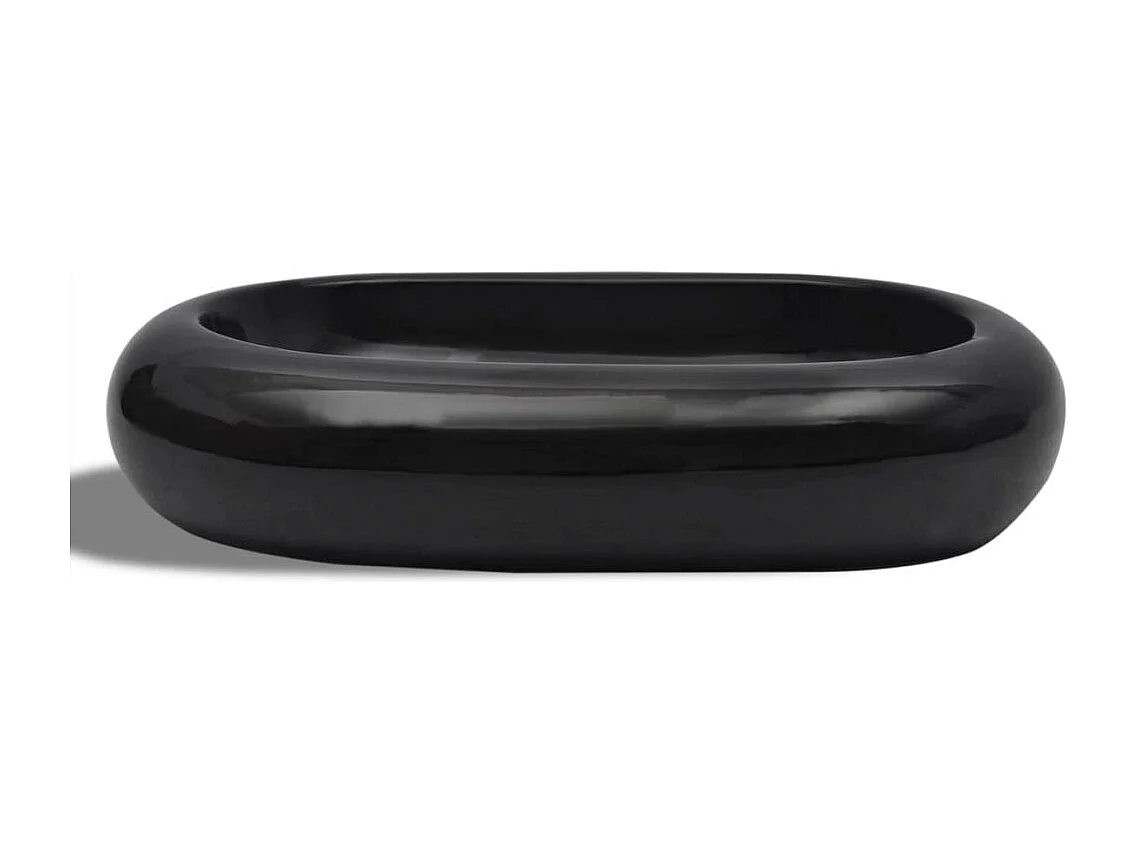 Pia de cerâmica oval 63 x 42 cm para banheiro preta 02_0002495