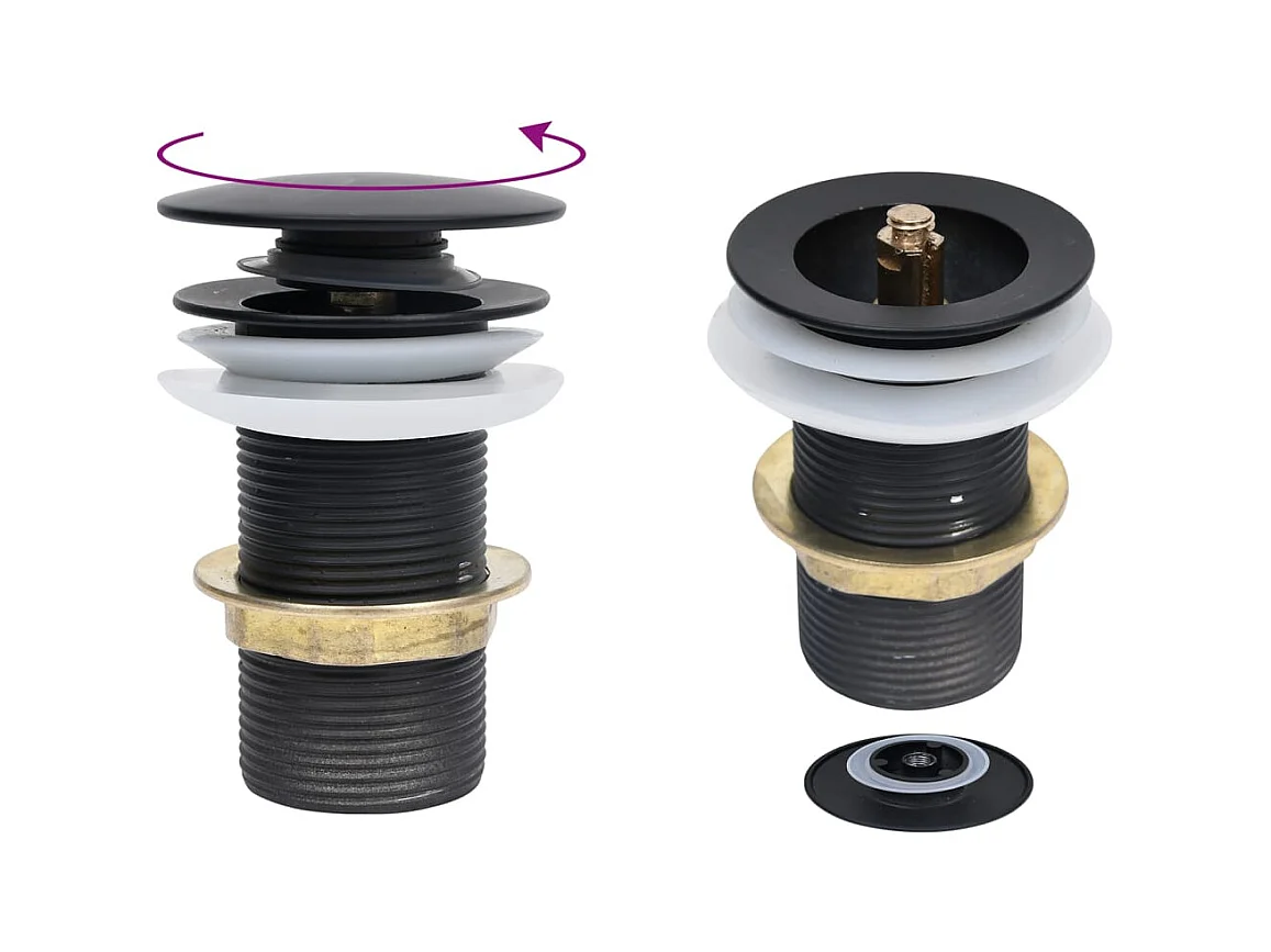 Pia de banheiro diâmetro 42 cm com torneira e ralo com botão de pressão vidro temperado 02_0002845