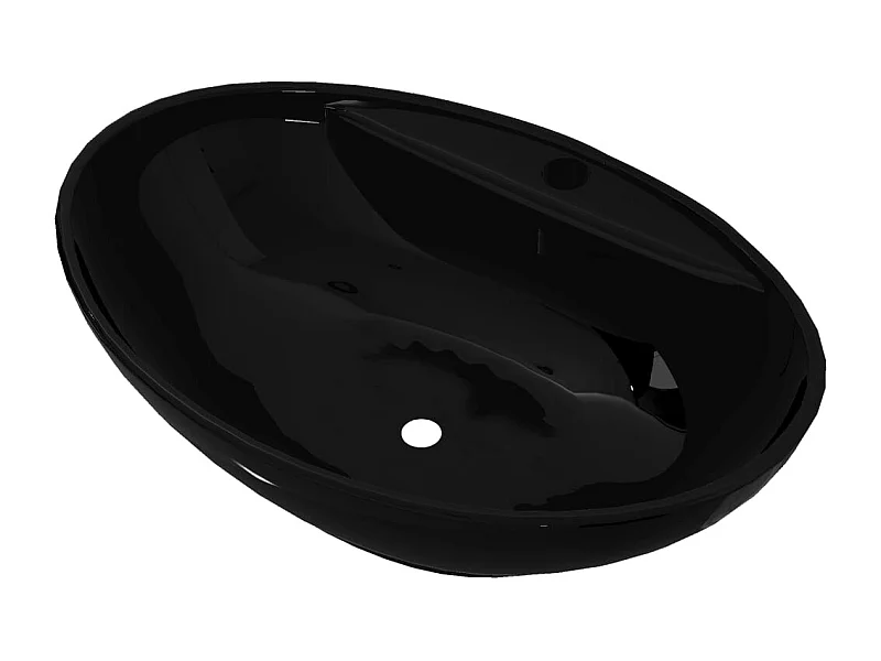 Vasque ovale à trou noire 58.5 x 39 x 21 cm 02_0002496
