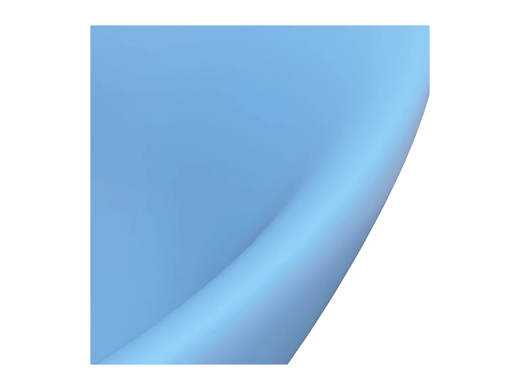 Lavabo ovale con troppopieno opaco 58,5x39 cm Ceramica Azzurro 02_0002676